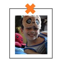 Slaapmasker beer bruin